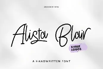 Alista Blair font