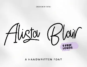 Alista Blair font