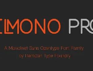 Elmono Pro font