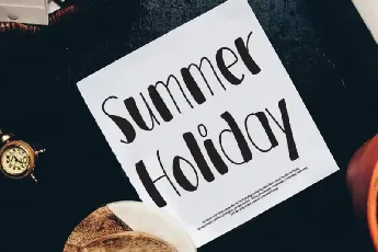 Summer Holiday Script font