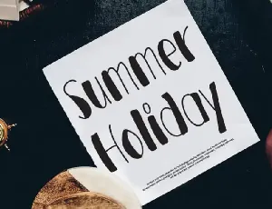 Summer Holiday Script font