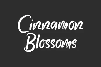 Cinnamon Blossoms font