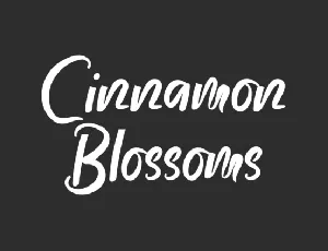 Cinnamon Blossoms font