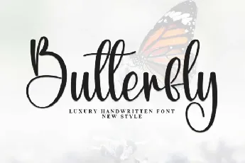 Butterfly Script Typeface font