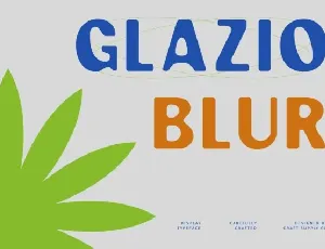 Glazio Blur font