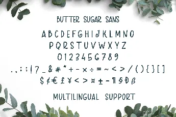 Butter Sugar font