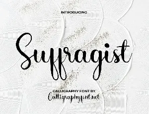 Suffragist Demo font