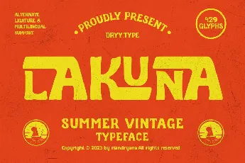 Lakuna font