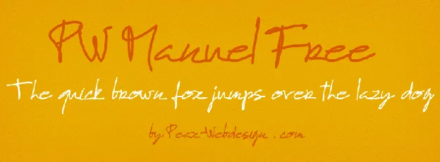 PWManuelfree font