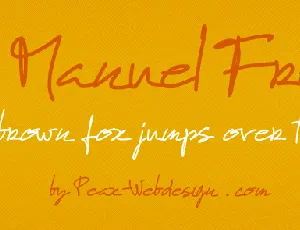 PWManuelfree font