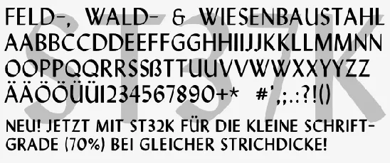 St3 font