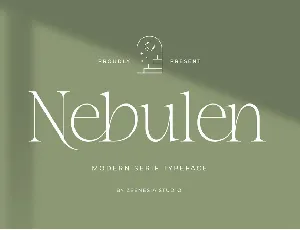 Nebulen font