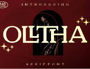 Olltha font