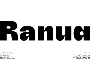 Ranua Family font