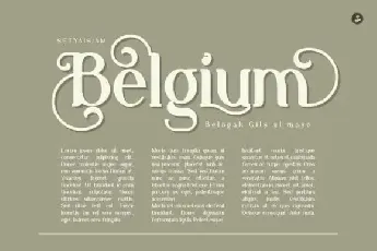 Gillalo Serif font