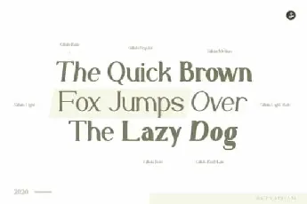 Gillalo Serif font