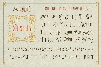 Conserta Vintage Display font