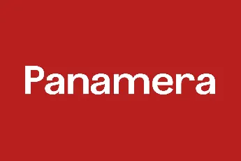 Panamera font