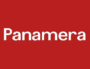 Panamera font