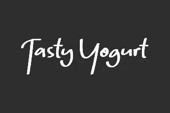 Tasty Yogurt Demo font