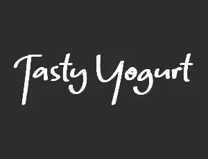 Tasty Yogurt Demo font