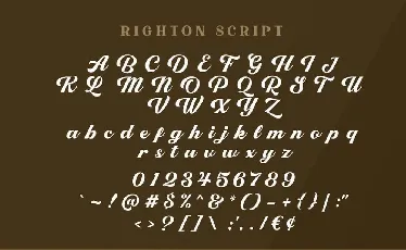 Righton font