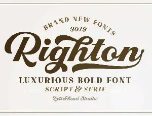 Righton font