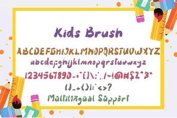 Kids Brush font