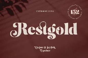 Restgold font