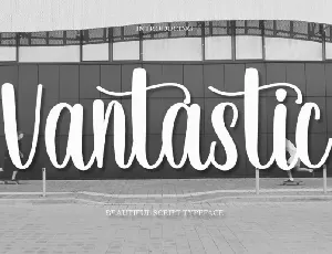 Vantastic font