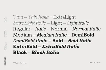 TT Rationalist Family font