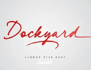 Dockyard font