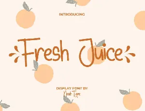 Fresh Juice font