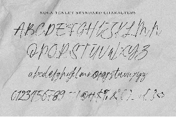 Nola Tenley font