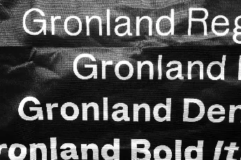 Gronland Family font