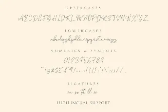 Attahost Signature font