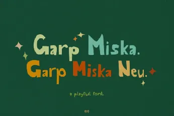 Garp Miska font