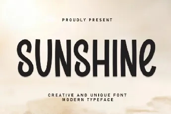 Sunshine Display font