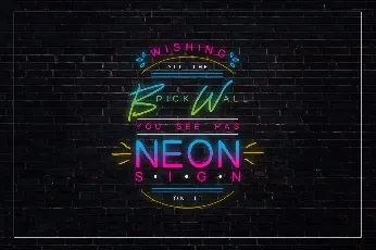 Lightsaber Neon Free font