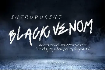 Black Venom font