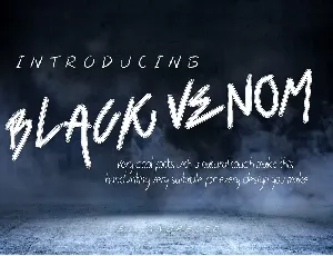 Black Venom font