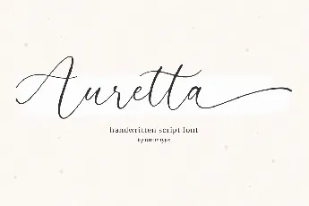 Auretta font