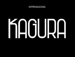 Kagura Sans Serif font