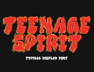 Teenage Spirit font