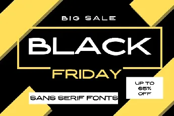 Black Friday font