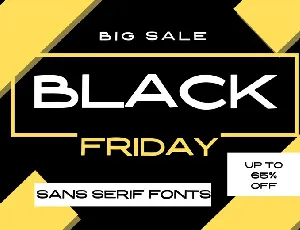 Black Friday font