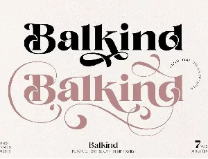 Balkind font