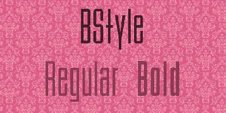 BStyle font