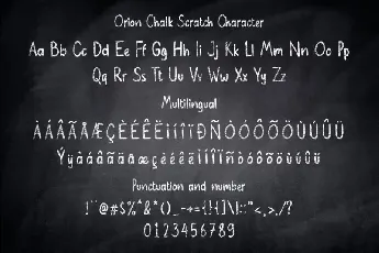 Orion Chalk Display font