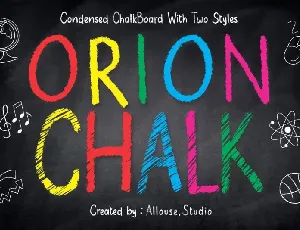Orion Chalk Display font
